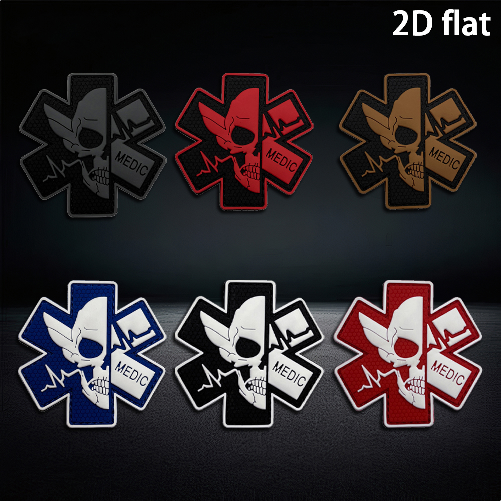 3D Printing For Medical - Combat Medic Skull PVC Rubber Morale