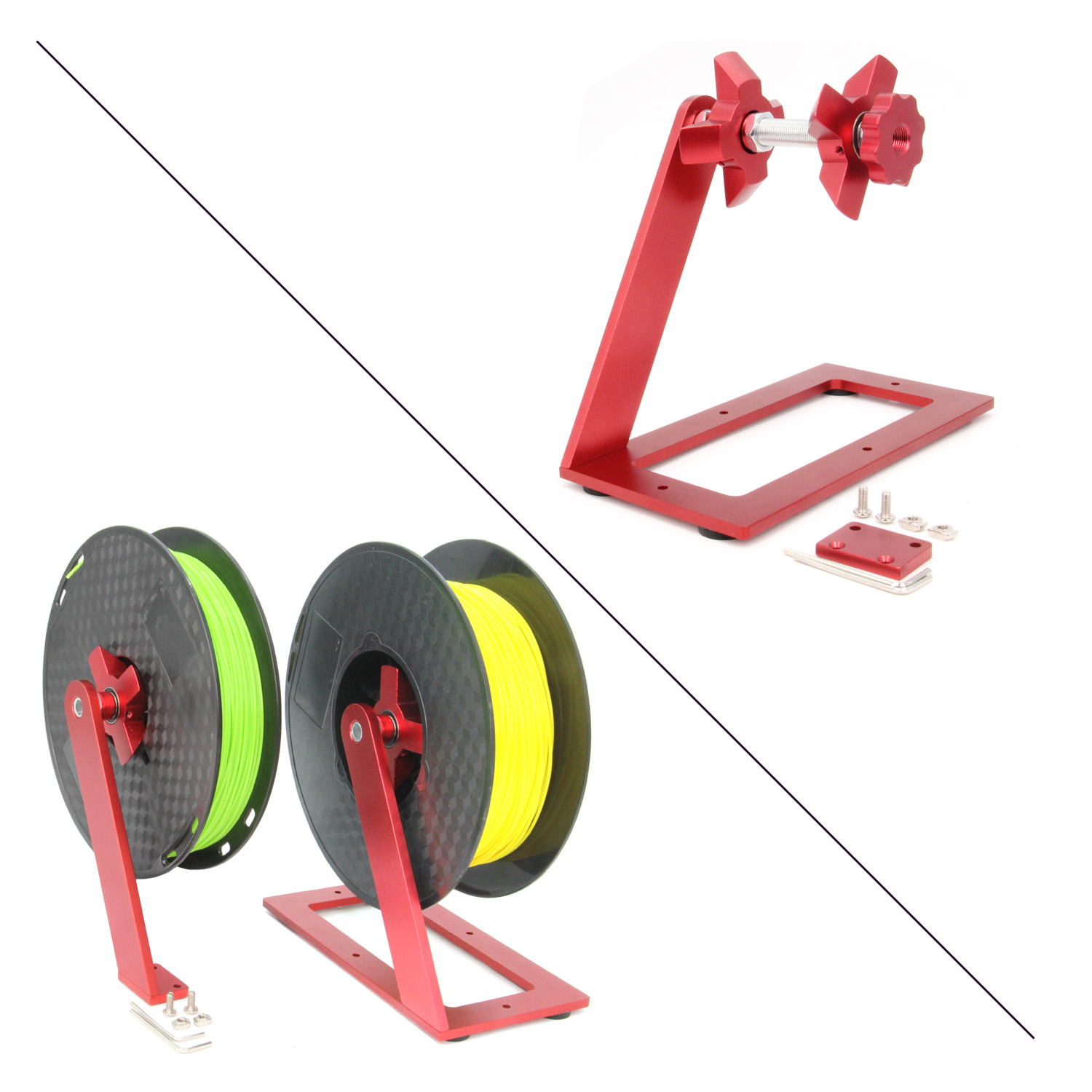 3D Printing Abs - 3D Printer Filament Holder Rotate Spool