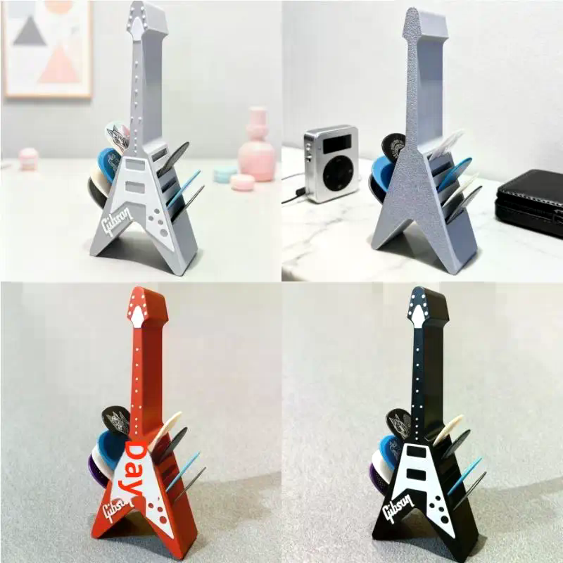 3D Printing Guitar - 3D Printed Guitar Picks Holder Box
