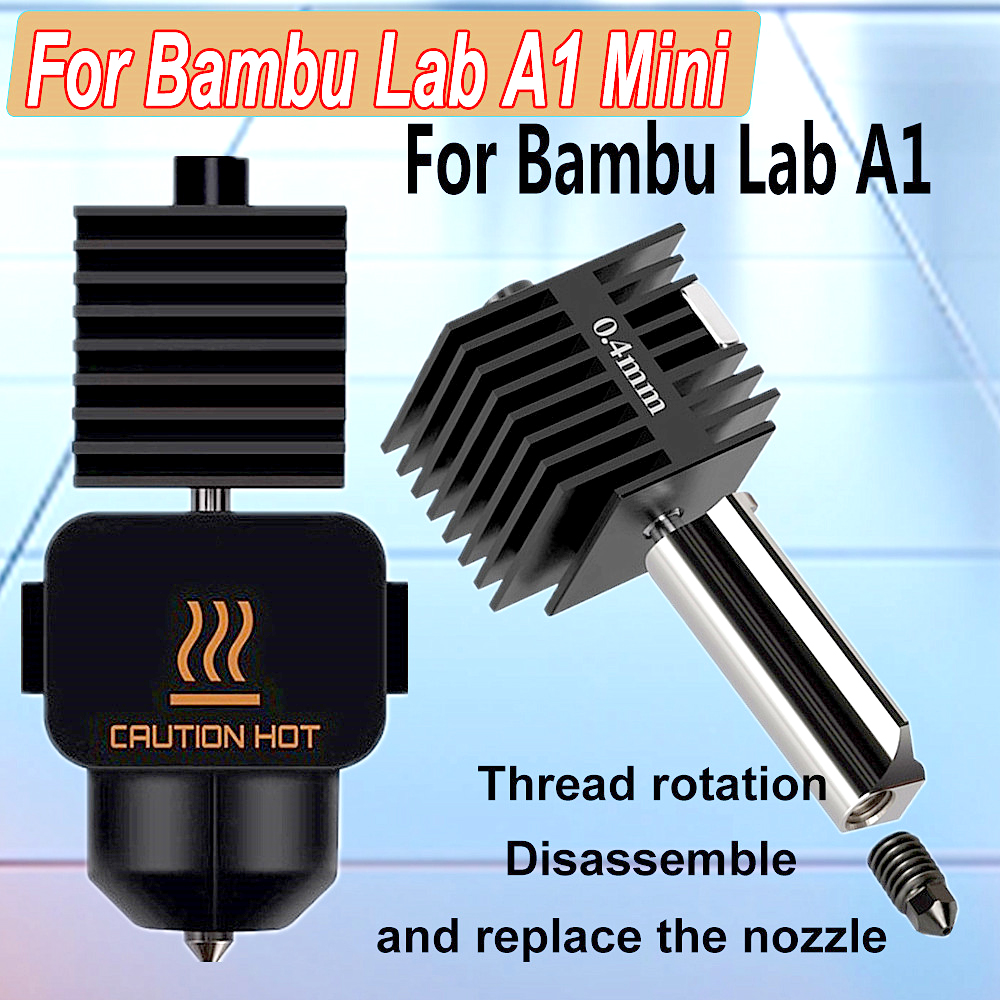 3D Printing Bambu - 0.2/0.4/0.6/0.8mm for Bambu Lab A1 Hotend