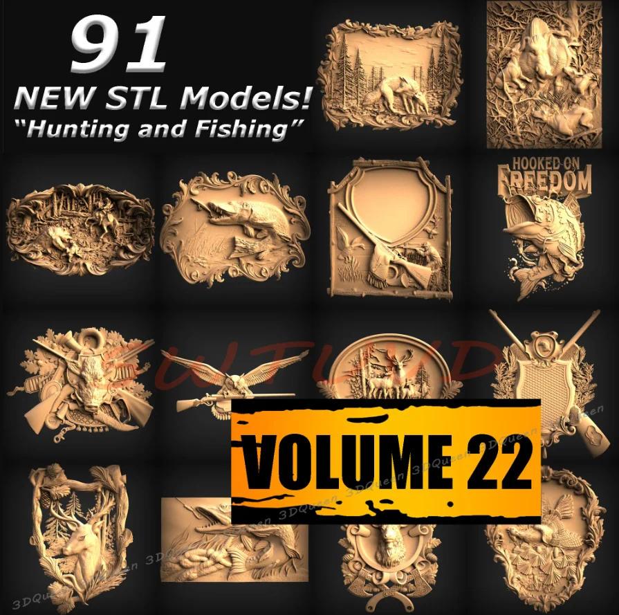 3D Printing File Stl - 91+ Hunting and Fishing STL Collection