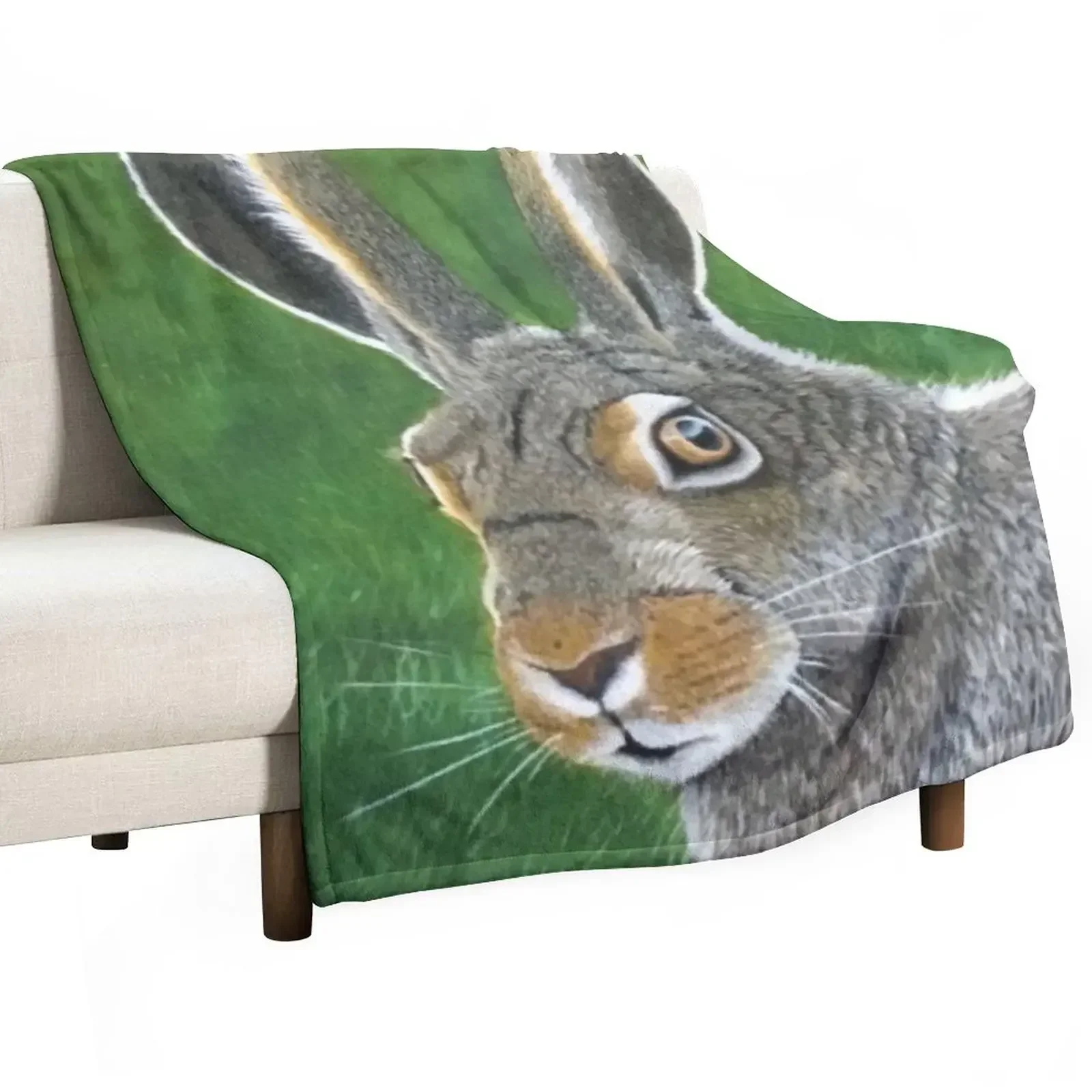 3D Printing Rabbit - Jack Rabbit Throw Blanket Cozy Throw