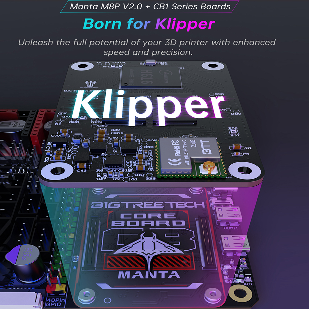 BTT SB2209 Manta M8P V2.0 Cont - 3D Printing Klipper recensione e prezzo