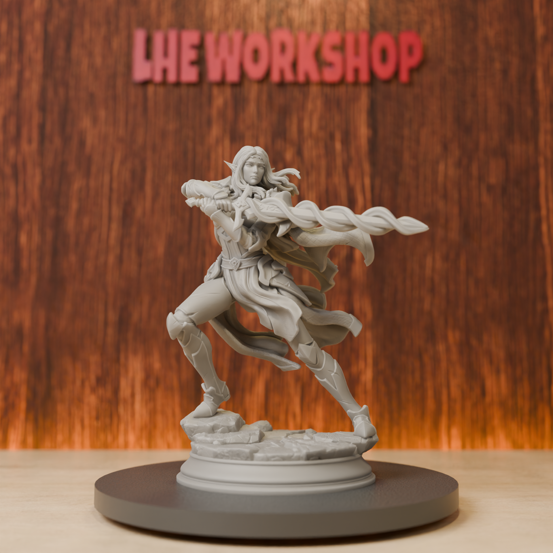 Female Elf Eldritch Knight Min - 3D Printing Apps recensione e prezzo