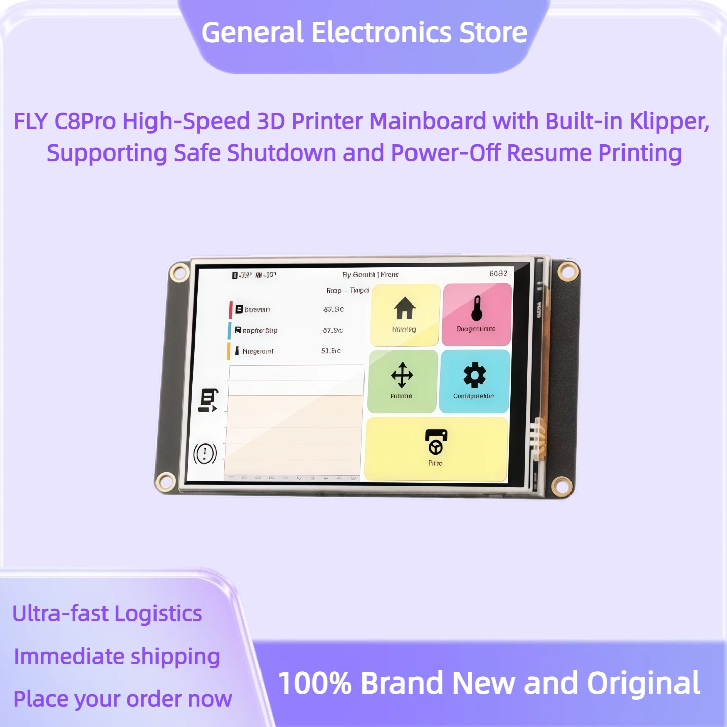 FLY C8Pro High-Speed 3D Printe - 3D Printing Klipper recensione e prezzo
