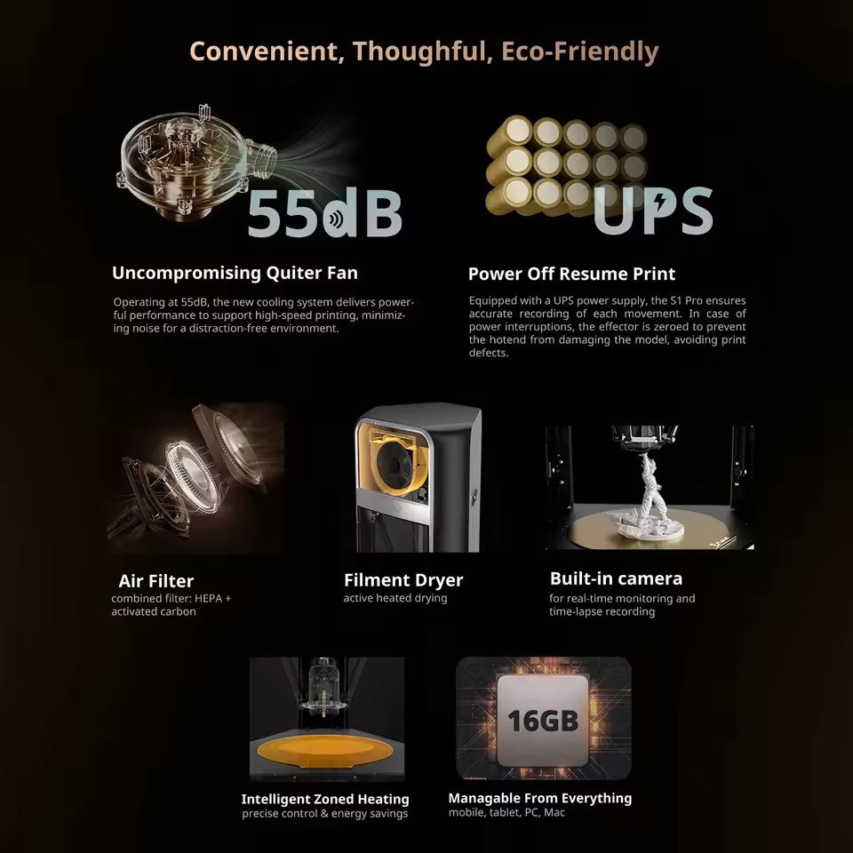 FLSUN S1 Pro 3D Printer Moving - 3D Printing Klipper recensione e prezzo