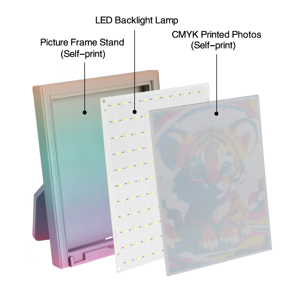 For Bambu Lab Lithophane Led P - 3D Printing Bambu recensione e prezzo