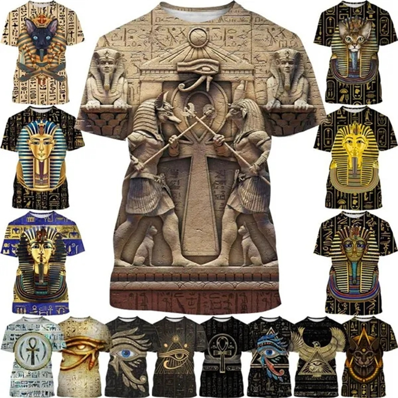 Summer New Pharaoh 3D Print T- - 3D Printing Industrial recensione e prezzo