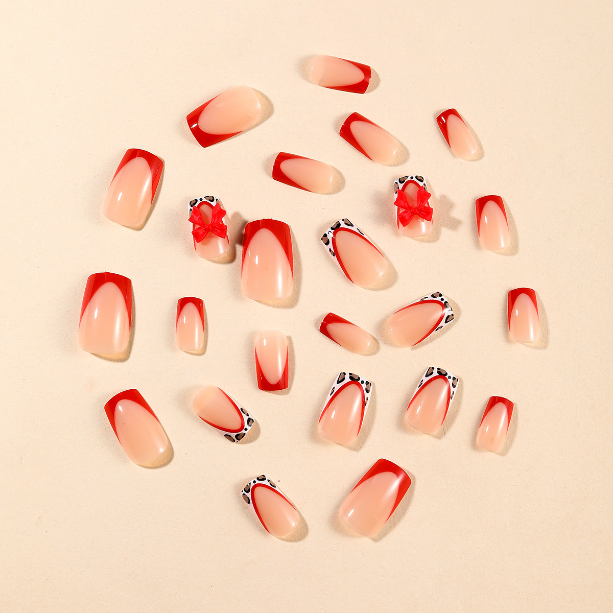 24pcs Red French Style Fake Na - 3D Printing Apps recensione e prezzo