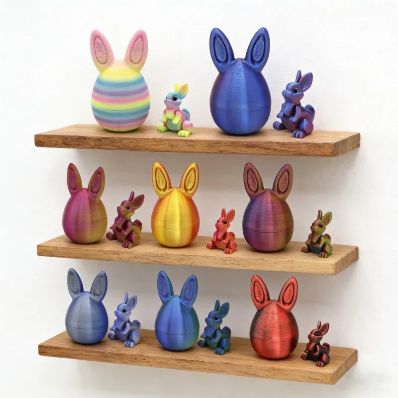 Easter Bunny Ornament 3D Print - 3D Printing Rabbit recensione e prezzo