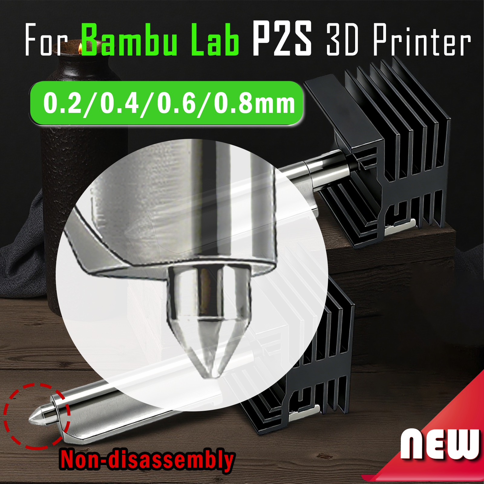 P2S Hotend For Bambu Lab P2S S - 3D Printing Bambu recensione e prezzo
