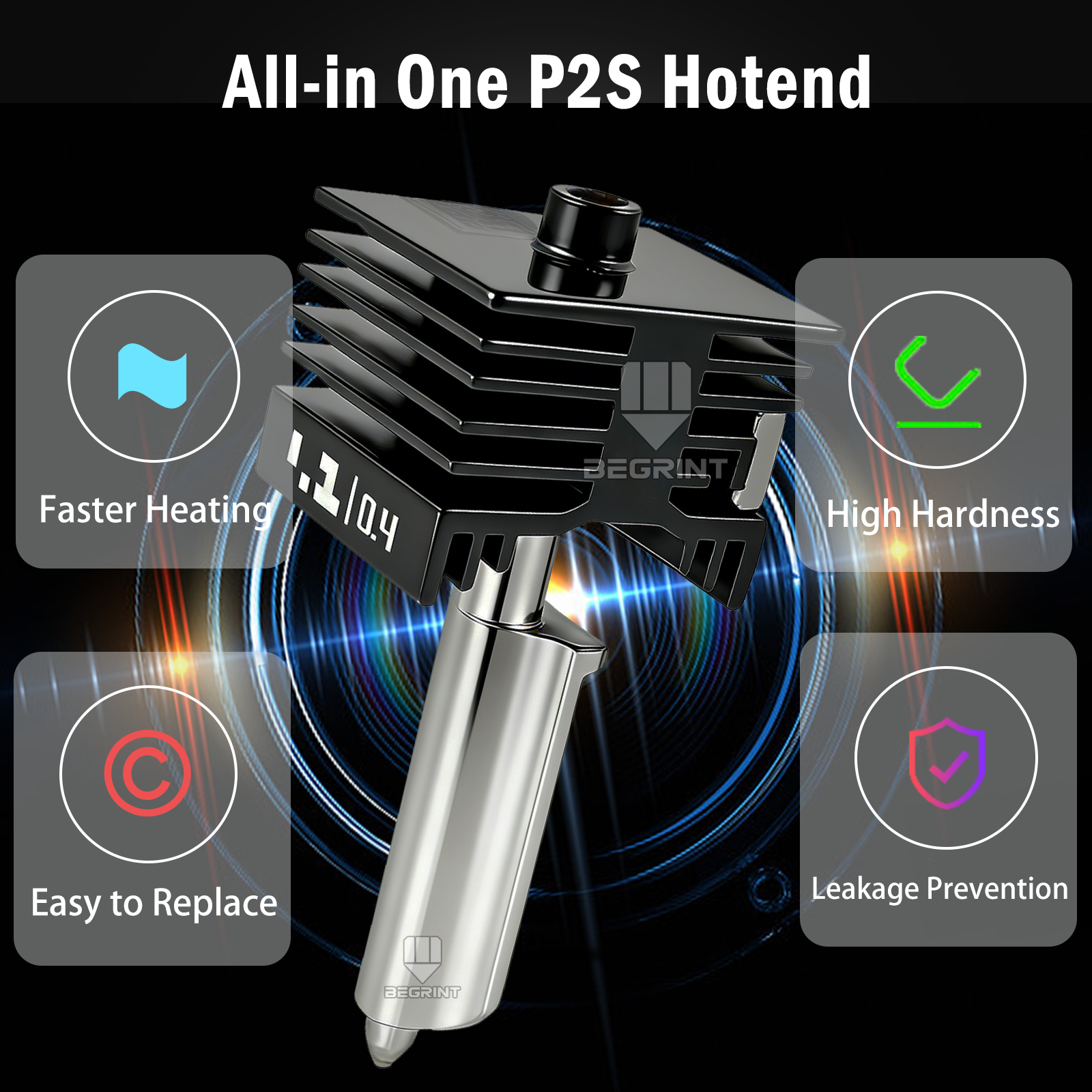 P2S Hotend For Bambu Lab P2S S - 3D Printing Bambu recensione e prezzo