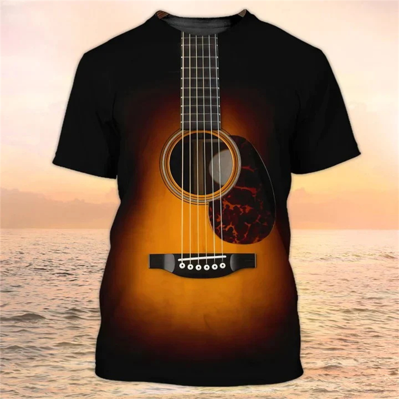 3D Guitar Print T Shirt For Me - 3D Printing Guitar recensione e prezzo