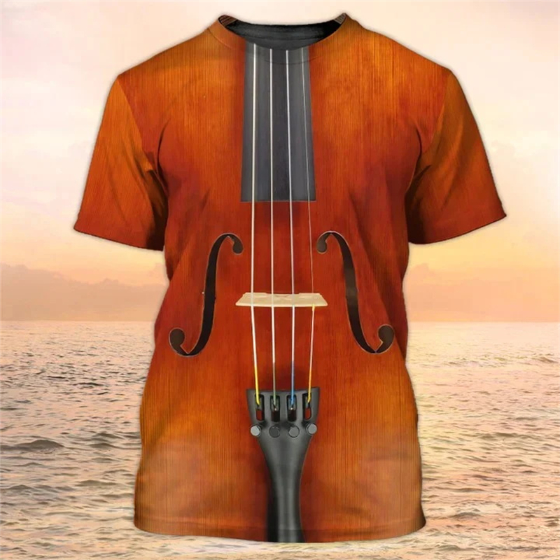 3D Guitar Print T Shirt For Me - 3D Printing Guitar recensione e prezzo