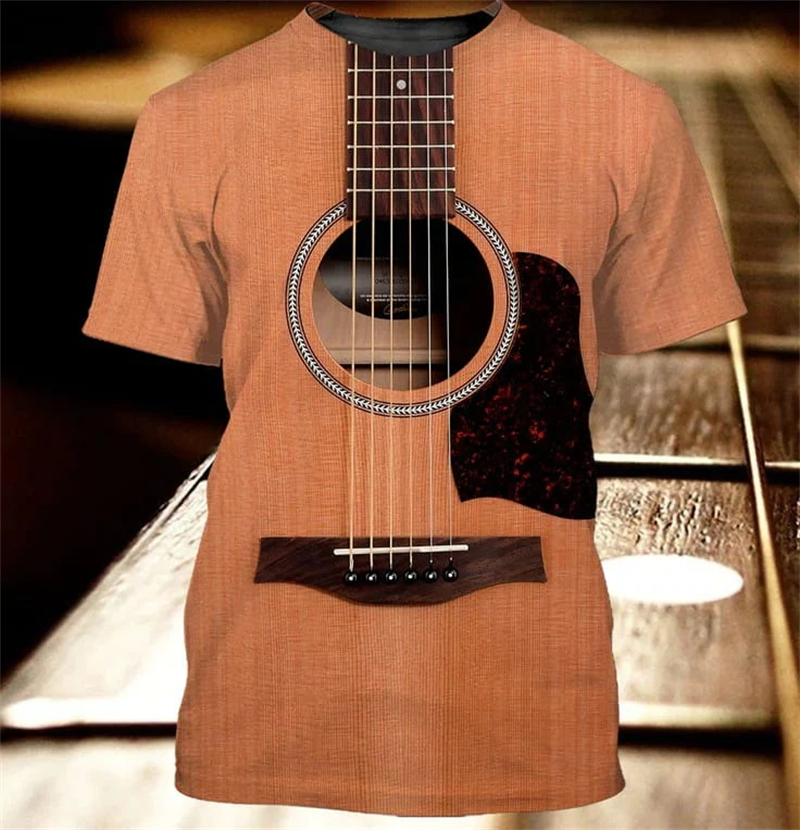 3D Guitar Print T Shirt For Me - 3D Printing Guitar recensione e prezzo