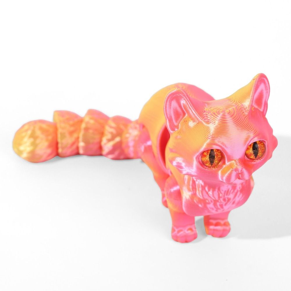 Big Eyes 3D Printed Cat Model  - 3D Printing Material recensione e prezzo