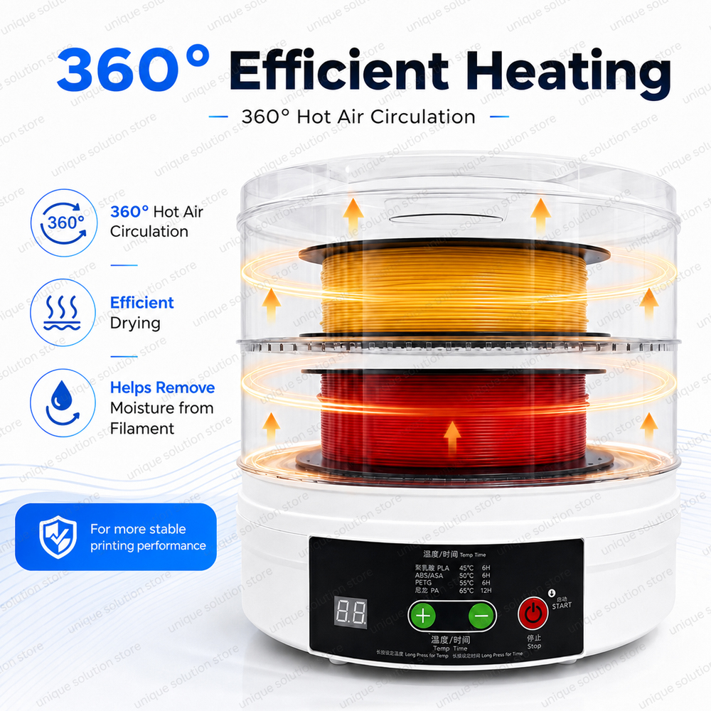 3D Printer Filament Dryer Box  - 3D Printing Nylon Filament recensione e prezzo