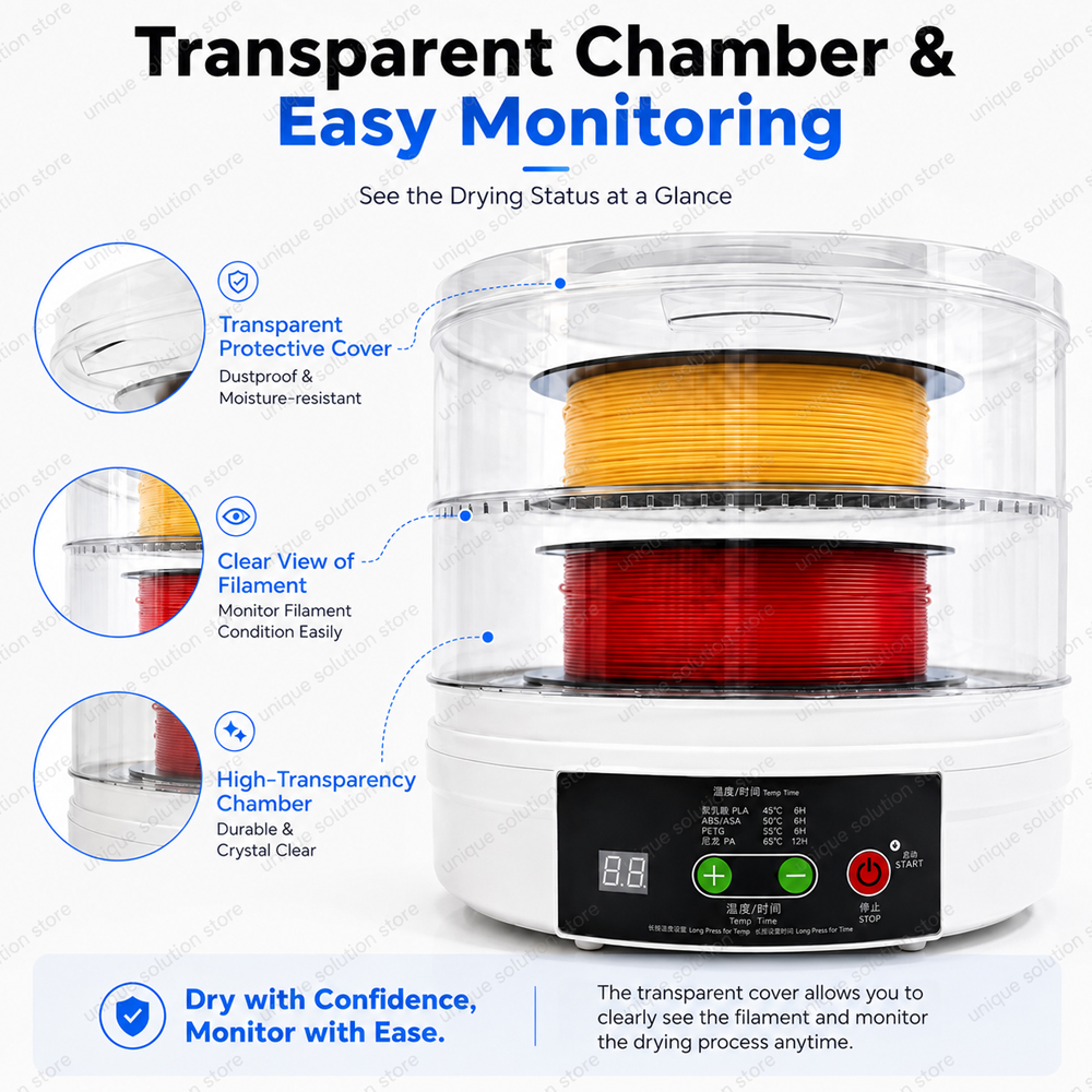 3D Printer Filament Dryer Box  - 3D Printing Nylon Filament recensione e prezzo