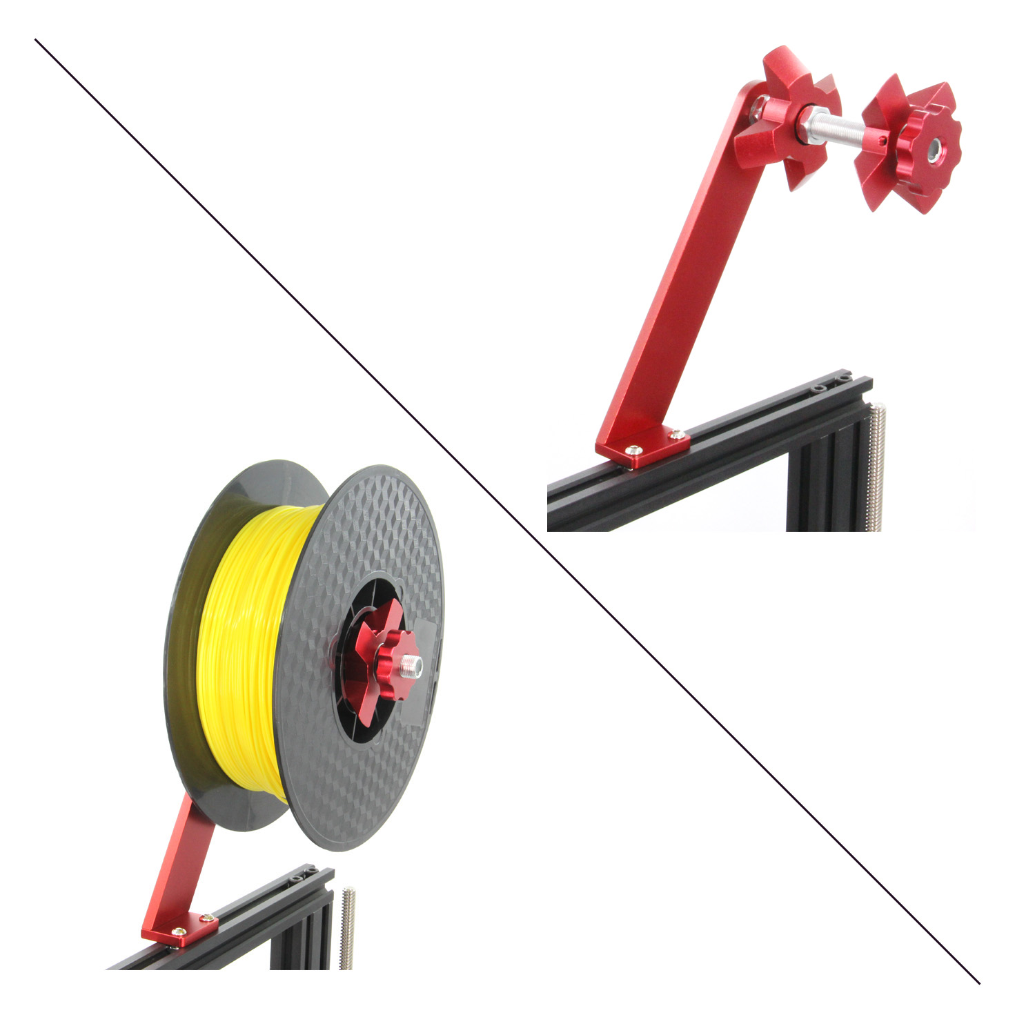 3D Printer Filament Holder Rot - 3D Printing Abs recensione e prezzo