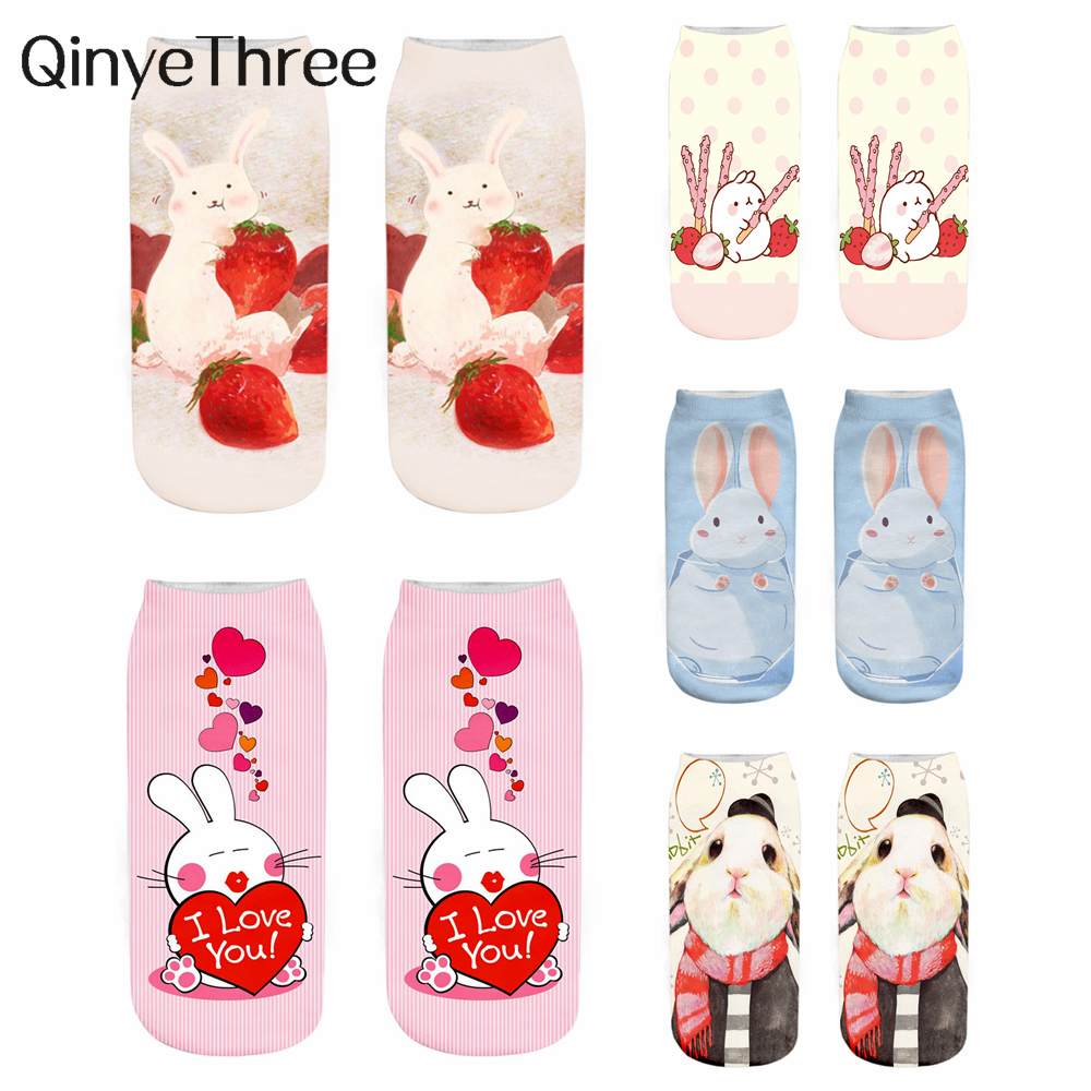 1 Pair New 3D Print Cute Happy - 3D Printing Rabbit recensione e prezzo