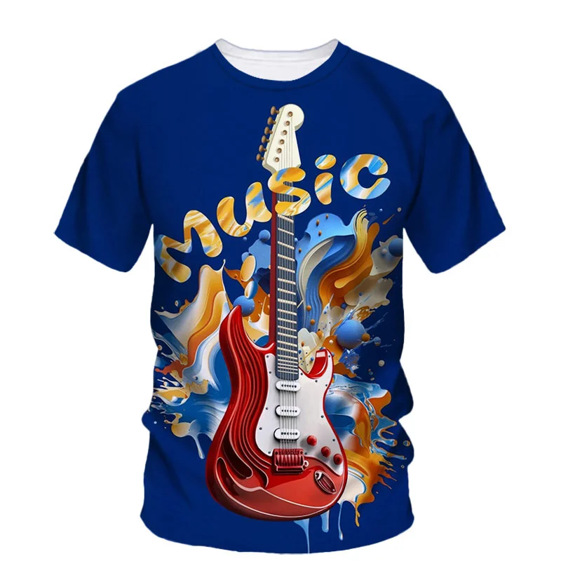 Fashion Rock Music Guitar T Sh - 3D Printing Guitar recensione e prezzo