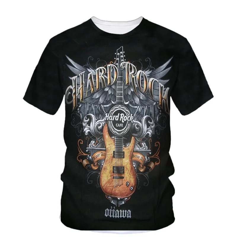 Fashion Rock Music Guitar T Sh - 3D Printing Guitar recensione e prezzo