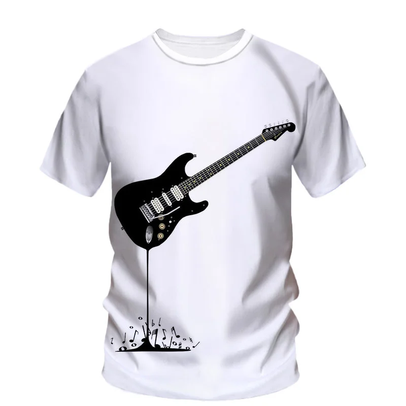 Fashion Rock Music Guitar T Sh - 3D Printing Guitar recensione e prezzo