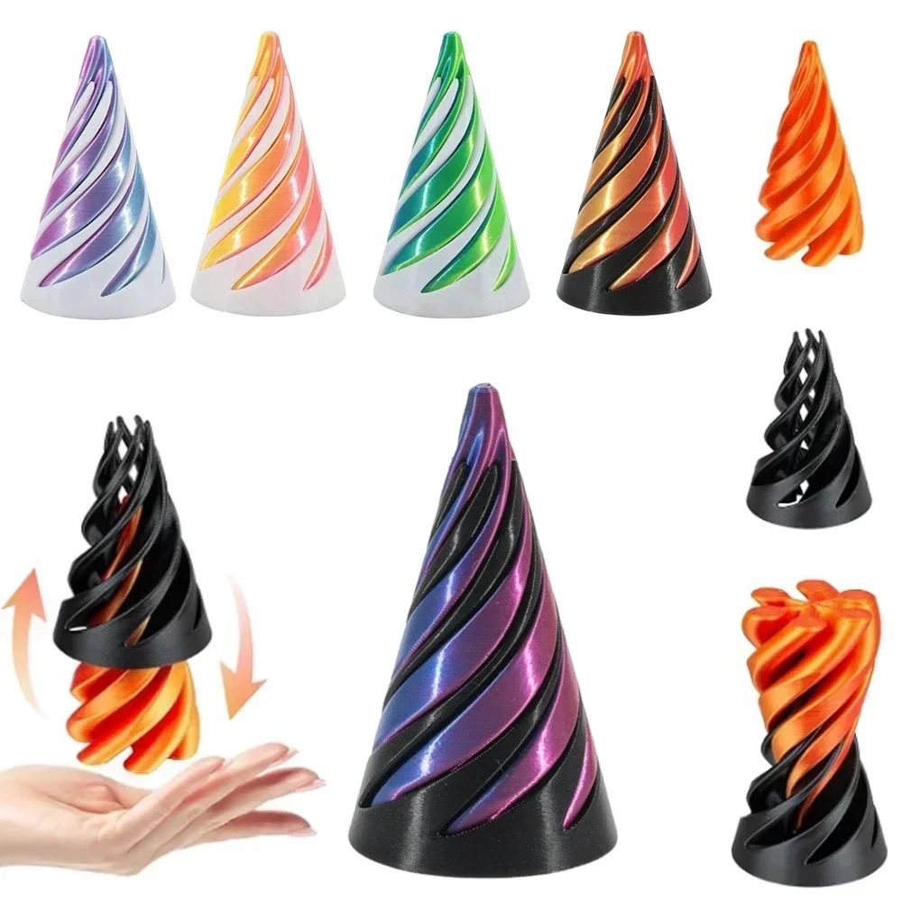 3D Printed Spiral Cone Toy Imp - 3D Printing Idea recensione e prezzo