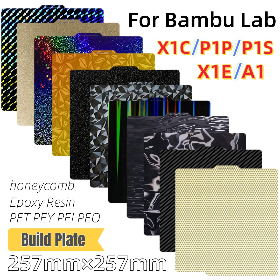 Build Plate 257x257 Spring Ste - 3D Printing Bambu recensione e prezzo