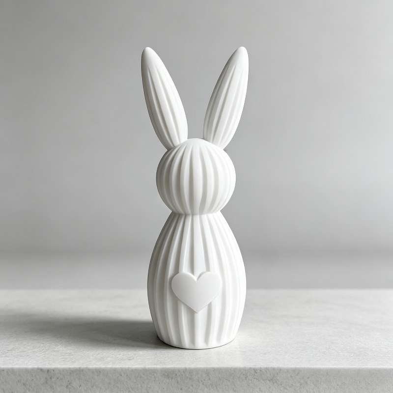 Cute 3D Printed Rabbit Statue  - 3D Printing Rabbit recensione e prezzo