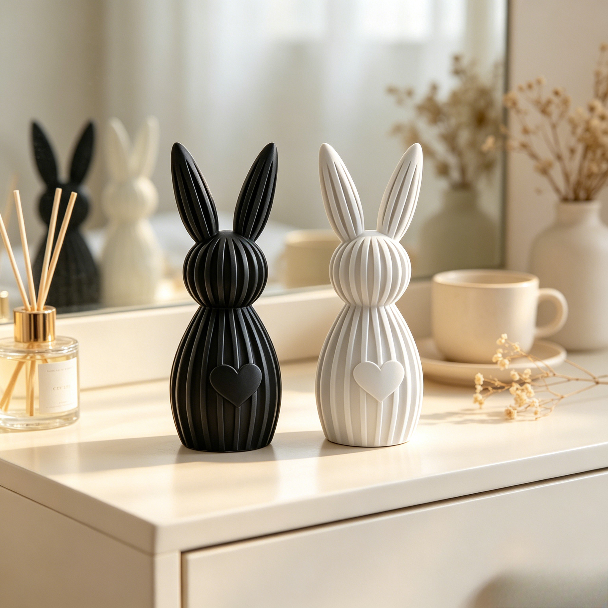 Cute 3D Printed Rabbit Statue  - 3D Printing Rabbit recensione e prezzo