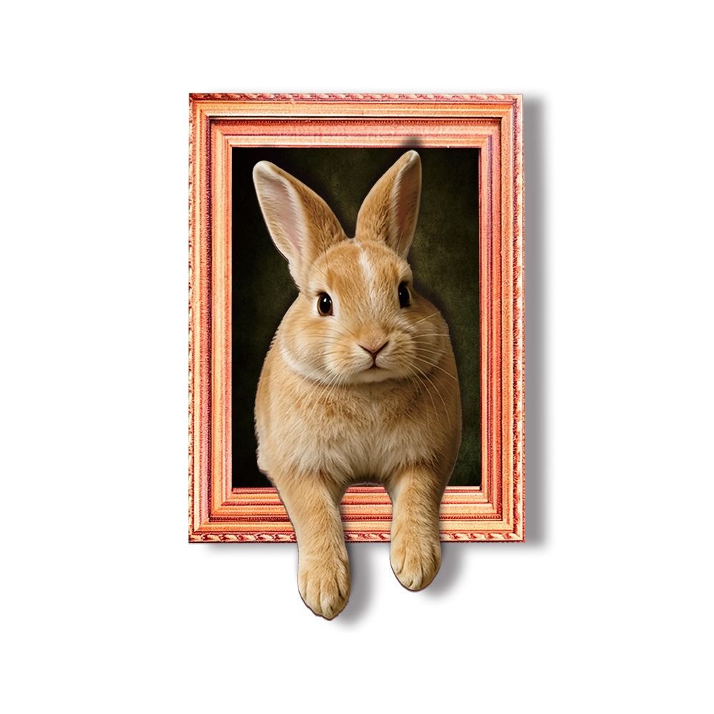 Oil Painting Style 3D Rabbit R - 3D Printing Rabbit recensione e prezzo