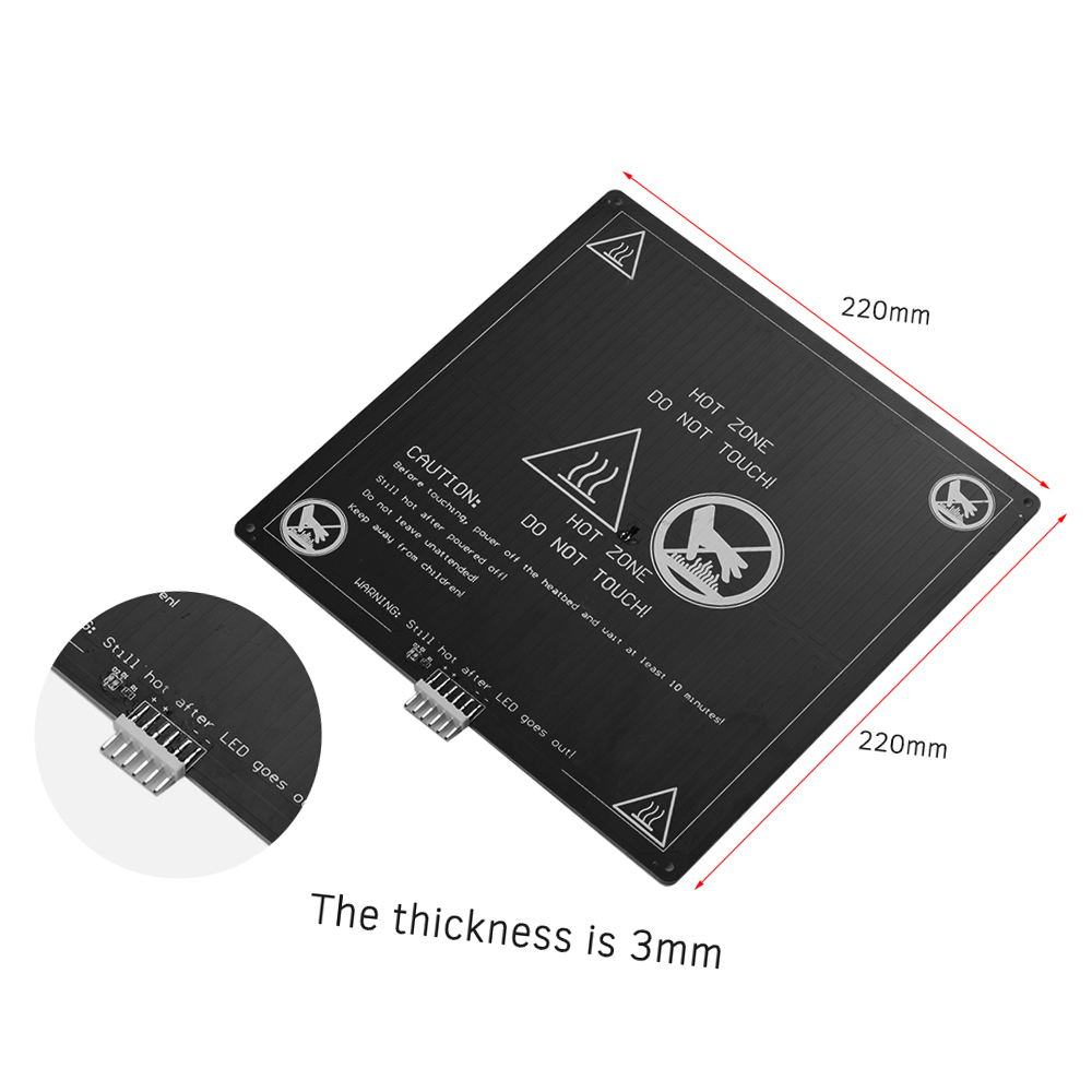 Aluminum Heated Bed 12V Hotbed - 3D Printing Industrial recensione e prezzo