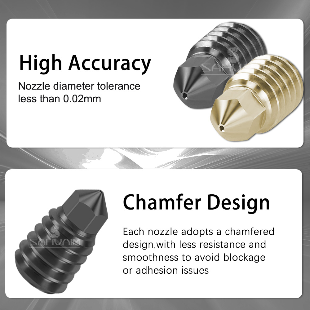 3D Printer Nozzle 0.2mm 0.4mm  - 3D Printing X1 Carbon recensione e prezzo