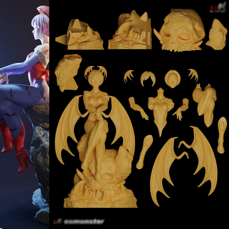Game Character LILITH Morrigan - 3D Printing Abs recensione e prezzo