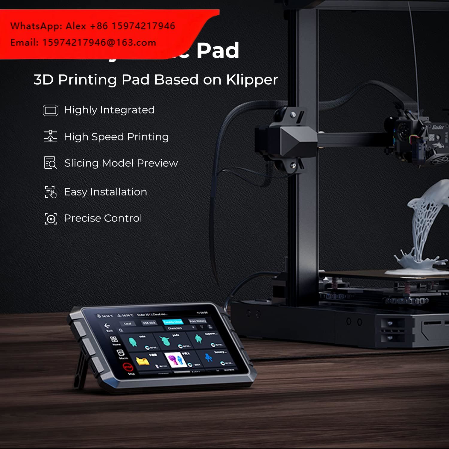 Creality Sonic Pad T800 7 Inch - 3D Printing Klipper recensione e prezzo