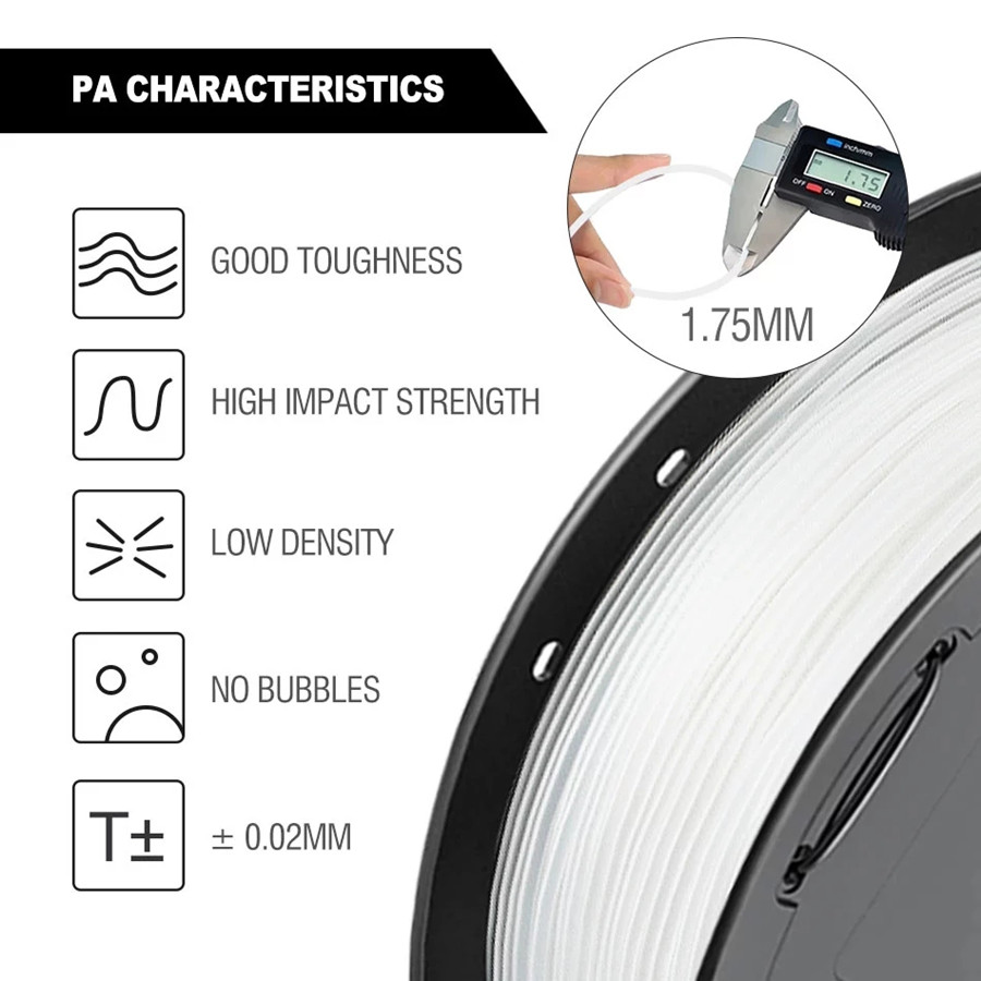 PLA Nylon 3D Printer Filament  - 3D Printing Nylon Filament recensione e prezzo