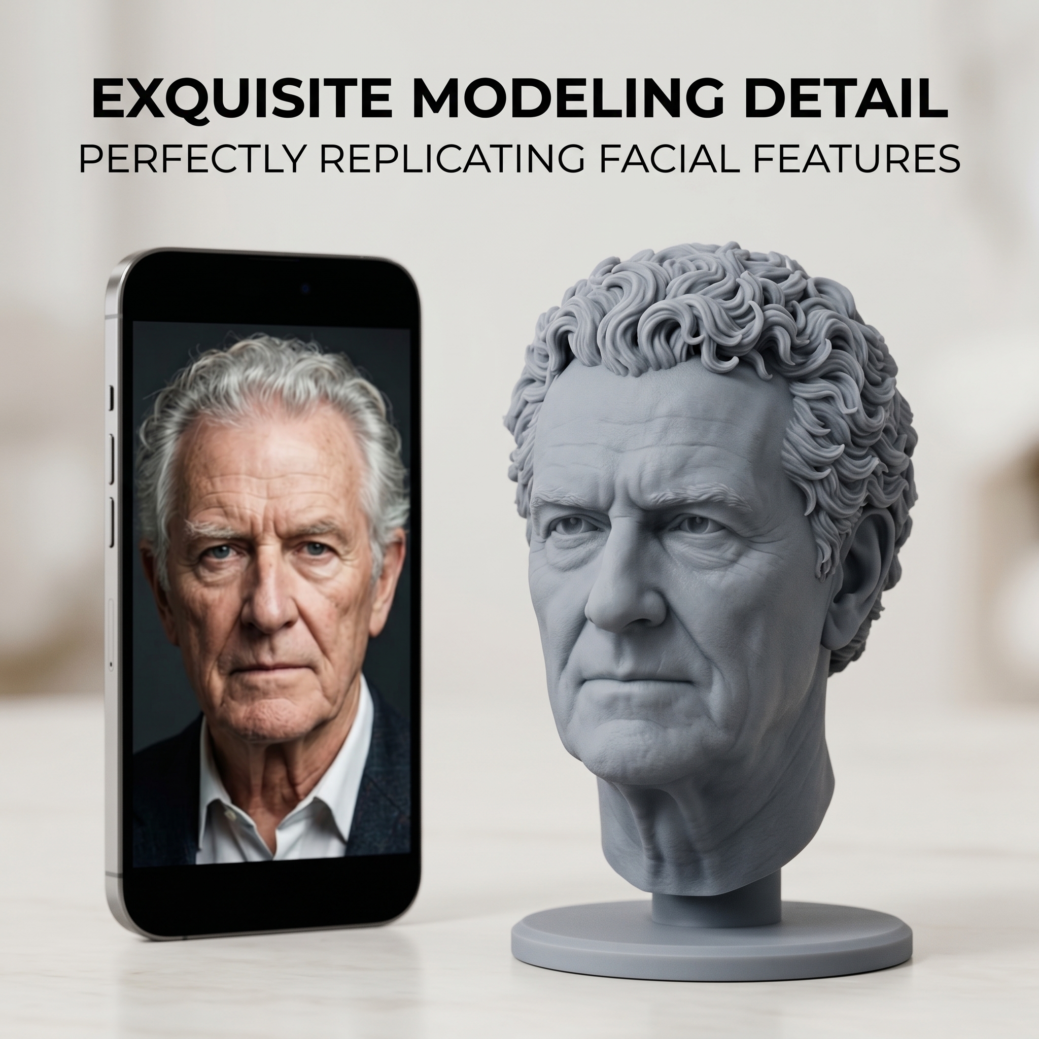 Custom 3D Bust Figurine, Perso - 3D Printing Apps recensione e prezzo