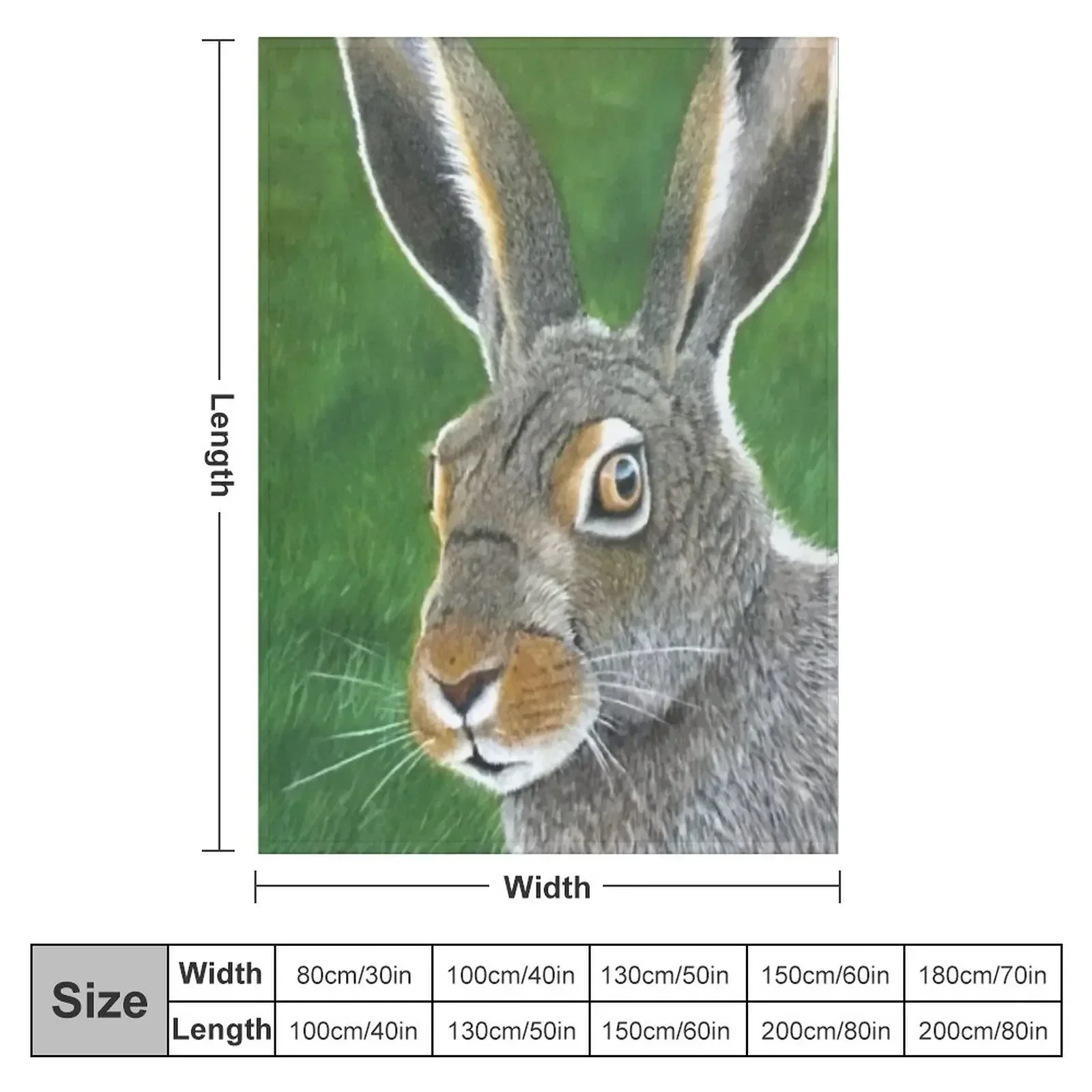 Jack Rabbit Throw Blanket Cozy - 3D Printing Rabbit recensione e prezzo