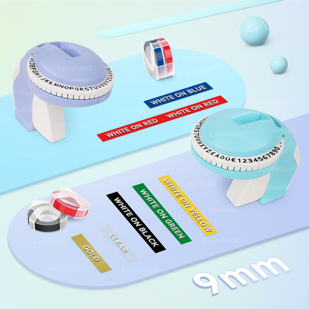 3/5/10PK 9MM Dymo 3D Embossing - 3D Printing Labubu recensione e prezzo