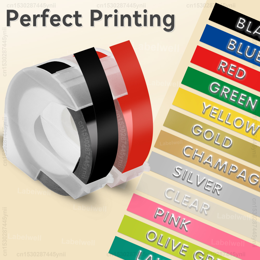 3/5/10PK 9MM Dymo 3D Embossing - 3D Printing Labubu recensione e prezzo