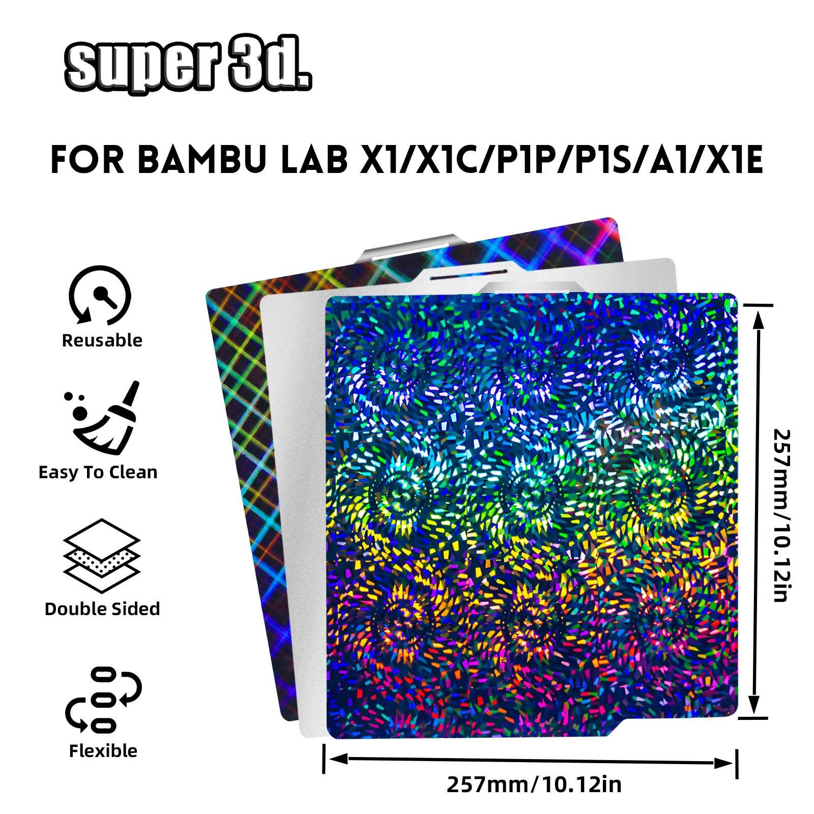P2S Build Plate for Bambu Lab  - 3D Printing X1 Carbon recensione e prezzo