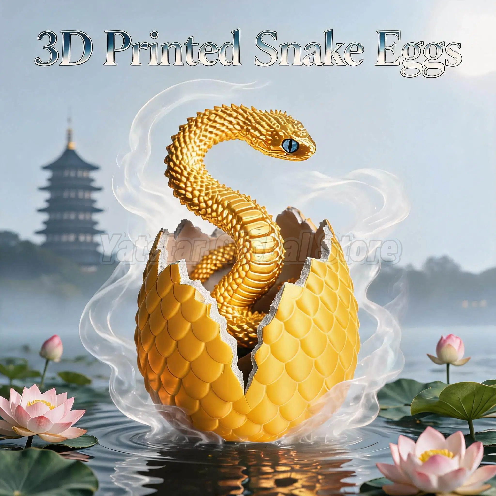 3D Printed Snake Egg Toy Creat - 3D Printing Idea recensione e prezzo