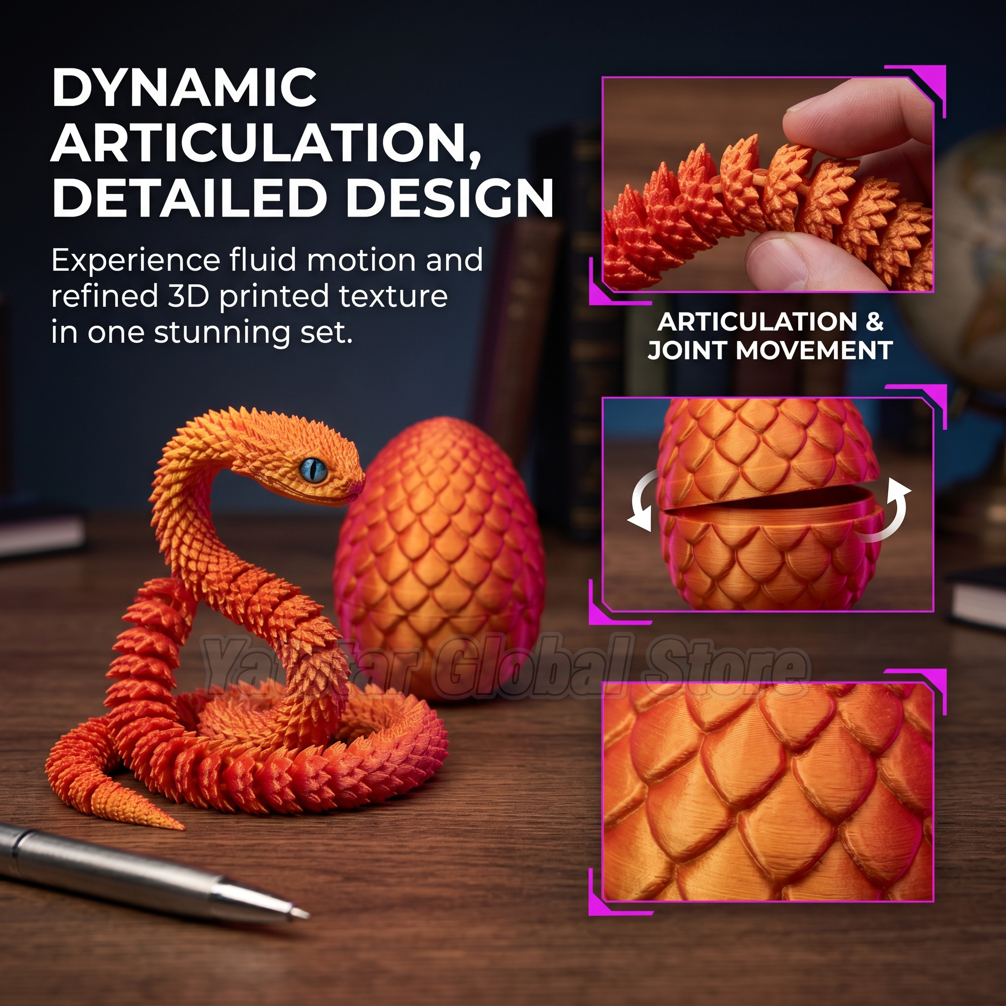 3D Printed Snake Egg Toy Creat - 3D Printing Idea recensione e prezzo