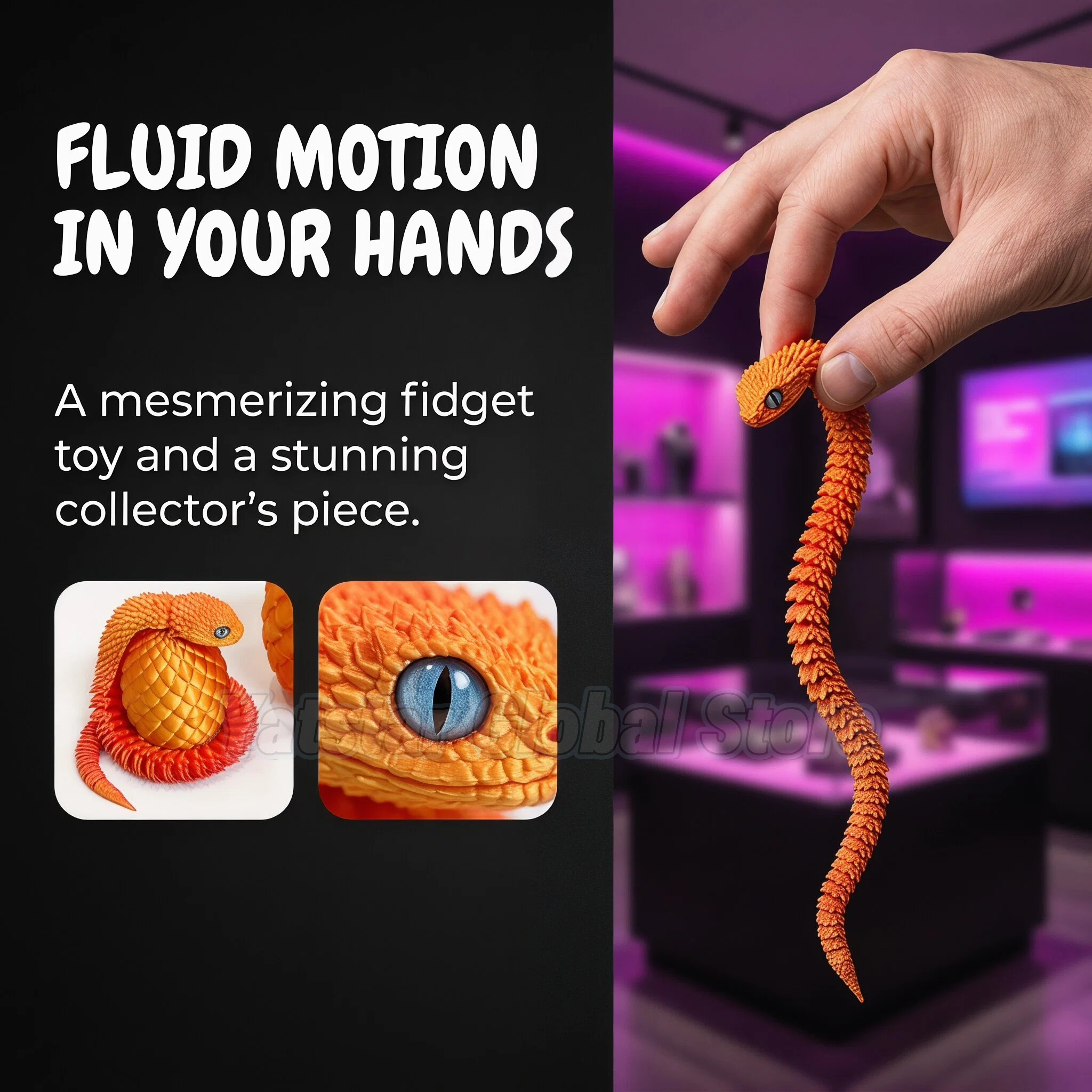 3D Printed Snake Egg Toy Creat - 3D Printing Idea recensione e prezzo